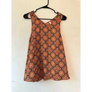 Xhilaration Kaleidoscope patterned top